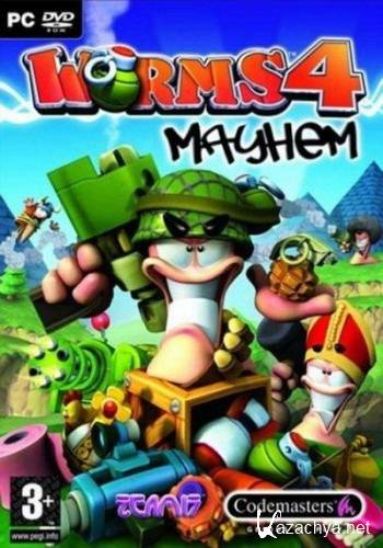 Worms 4: Mayhem / Червячки 4: Погром (2005/RUS/5+)