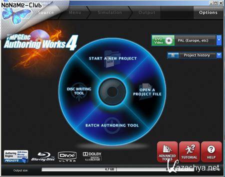 TMPGEnc Authoring Works + DVD Templates pack 4.0.7.32 [����������+������������]