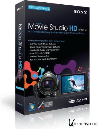 Sony Vegas Movie Studio HD Platinum 11 Production Suite 11.0.231