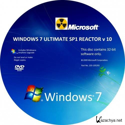 WINDOWS 7 ULTIMATE SP1 x86 REACTOR Full