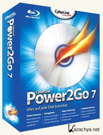 CyberLink Power2Go Deluxe 7.0.0.1827 +  + Template Pack + Portable 