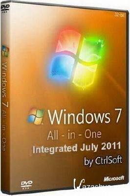 Windows 7 SP1 x86 AIO  (Starter, Home Basic+Premium, Professional, Ultimate) 07.2011 CtrlSoft