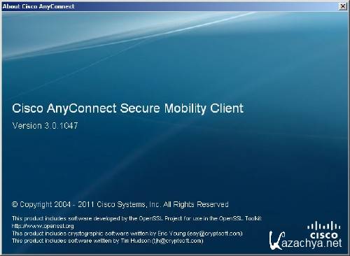Cisco AnyConnect Secure Mobility Client v3.0.1047
