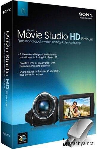 Vegas Movie Studio HD Platinum 11 Build 231 ortable 11 231 ML/Rus