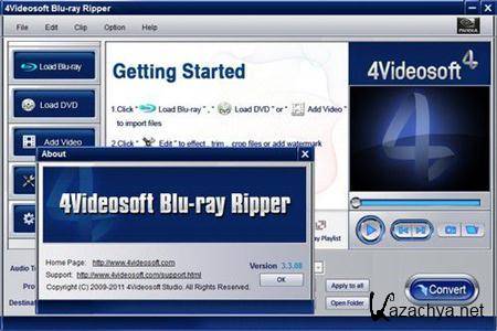 4Videosoft Blu-ray Ripper 3.3.08 