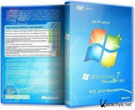 Microsoft Windows 7  SP1 IE9 x86/x64 WPI - DVD 25.07.2011 