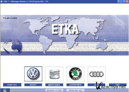 ETKA 7.3 Plus International 07/2011 + Online Updates (27.07.11)   