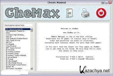 CheMax 12.4, CheMax Rus 11.1, CheMax FC 2.8 [ + ]