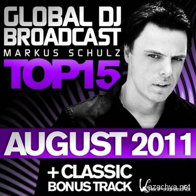 Global DJ Broadcast Top 15 - August 2011