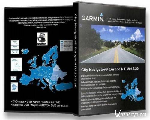 Garmin City Navigator Europe NT 2012.20 (MapSourse + IMG Unlocked /   / FID: 2473
