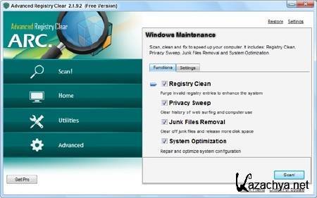 Advanced Registry Clear 2.1.9.2 Portable