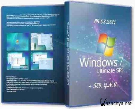 Windows 7 Ultimate SP1 + IE9. G. M. A. (7601) (x64) (09/08/2011/RUS)