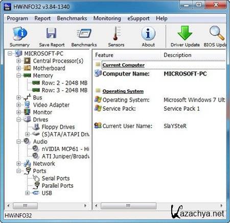 HWiNFO32 v 3.84 ���� 1340 ��������� + Portable