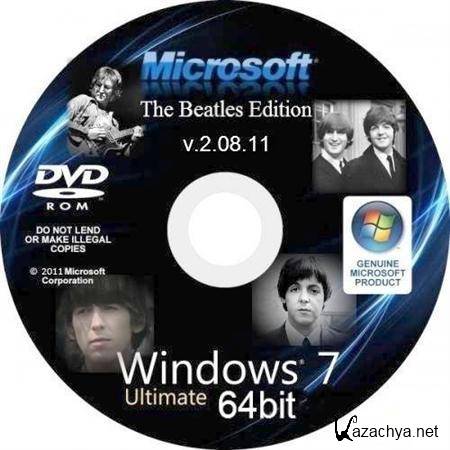 Windows 7 Ultimate SP1 x64 The Beatles Edition 2.08.11 (RUS)