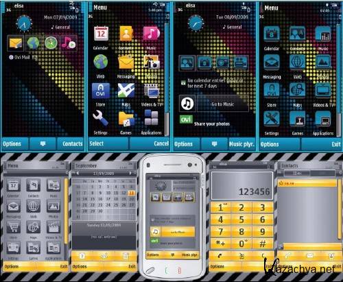 Nokia Symbian themes s60v3rd E  N  New 7