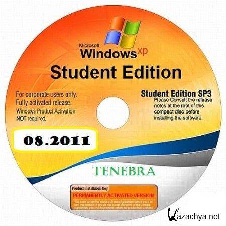 Microsoft Windows XP SP3 Corporate Student Edition August (2011) ENG/RUS