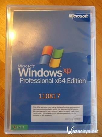 Windows XP Professional x64 Edition SP2 VL RU SATA AHCI UpdatePack 110817