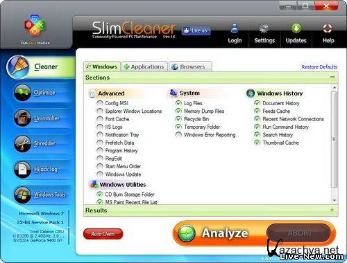 SlimCleaner 1.8.14223.37203