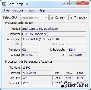 Core Temp 1.0 RC1