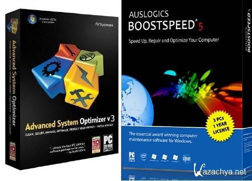 Advanced System Optimizer RePack + Auslogics BoostSpeed 3.2.648.11581/5.1.1.0 Final Final