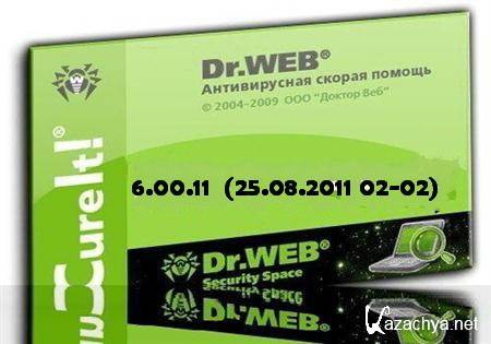 Dr.Web CureIt!  6.00.11 (25.08.2011 02-02)