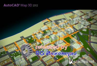 Portable Autodesk AutoCAD Map 3D Enterprise & Raster Design 2012 & GeoniCS v10.15.0 3 in 1