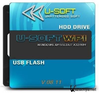 U-SOFT WPI v.08.11 Standard Edition (x32/x64/ML/RUS/XP/Vista/Win7)