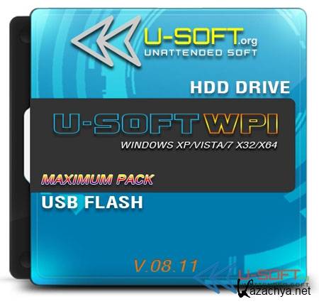 U-SOFT WPI MAXIMUM Pack v.08.11 (x32/x64/ML/RUS/XP/Vista/Win7)