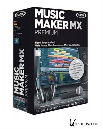 MAGIX Music Maker MX Premium v18.0.0.42 GERMAN