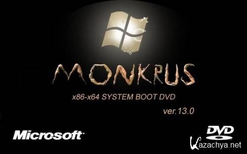 m0nkrus x86-x64 System Boot DVD 13.0