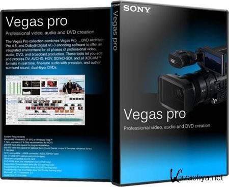 Sony Vegas PRO 10.0e Build 737/738 (x32/x64/2011)