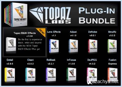 Topaz Photoshop Plugins Bundle 2011 x32/x64 (30.08.2011) [Eng+Rus]