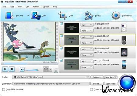 Bigasoft Total Video Converter 3.4.14.4261 Portable