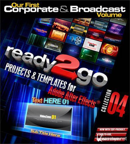Rdy2Go: Projects for Adobe After Effects. Collction 04 (AE Projects + Original ISO)