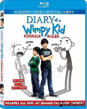   2 / Diary of a Wimpy Kid: Rodrick Rules (2011/HDRip/1400Mb/700Mb)