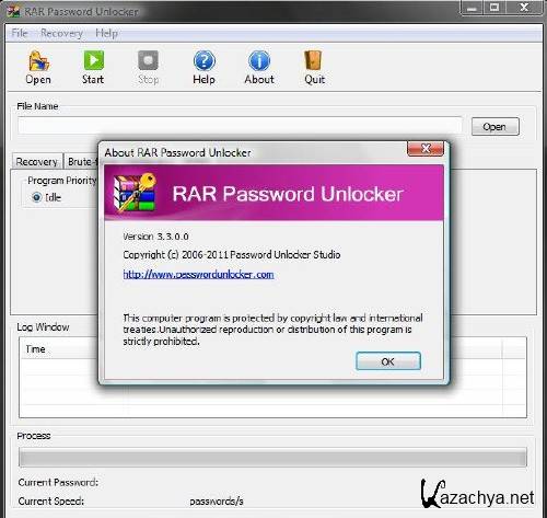 RAR Password Unlocker 3.3.0.0 Portable 