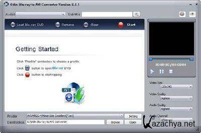 Odin Blu-ray to AVI Converter v6.6.1