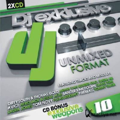 DJ Exklusive 10  Unmixed CD Format (2011)