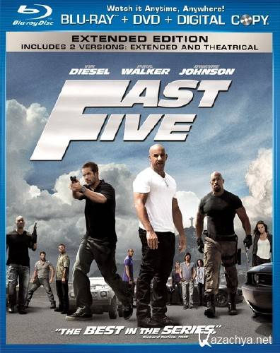  5 / Fast Five (2011/HDRip/2100MB) EXTENDED
