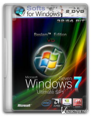 Windows 7 Ultimate SP1 (x86/x64) Beslam  Edition v5 (2011/RUS/2DVD)