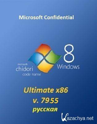 Microsoft Windows 8 Ultimate 7955 x86 RU New Lite (2011)