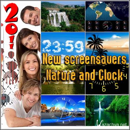 New screensavers - Nature and Clock (2011)