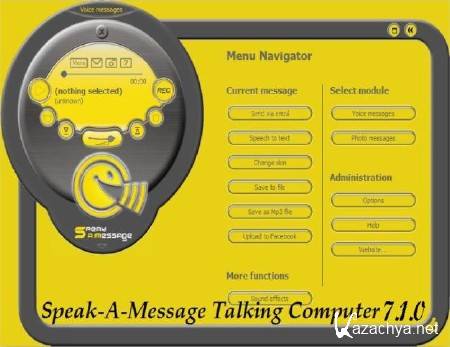 Speak-A-Message Talking Computer 7.1.0
