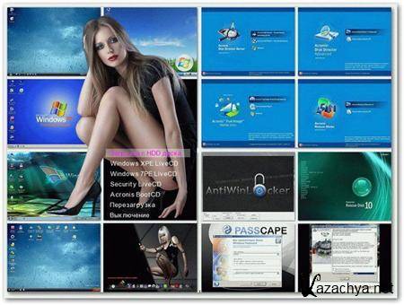   LiveCD Windows XPE / 7PE & Acronis BootCD v3.0 by SVLeon (2011/RUS)