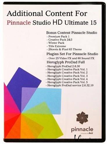    Pinnacle Studio HD 15 (Windows 2000 XP & Vista and Seven)