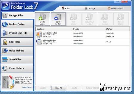Folder Lock 7.0.0. 2011.