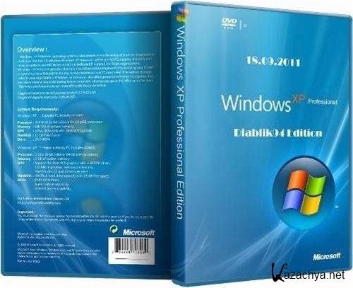 Windows XP Pro SP3 Rus VL Final (x86) Diablik94 Unattended