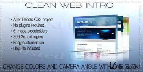 After Effects - VideoHive: Clean Web Intro