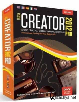 Roxio Creator 2012 PRO v13.5.6.0. Build 135B90A RU/EN (x86/x64)