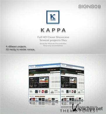 After Effects Project Kappa Website Promotion